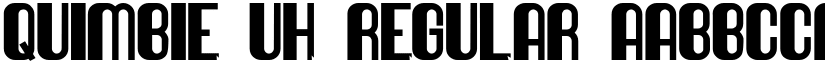 Quimbie UH Regular font