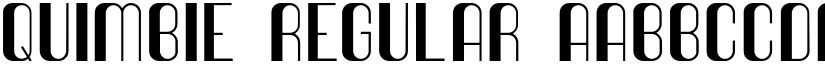 Quimbie Regular font