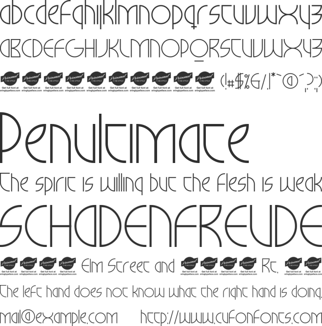 Milkyway Hotel Personal Use font preview