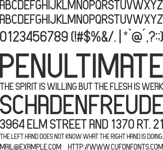 AKID font preview