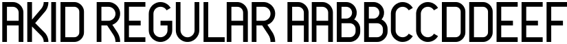 AKID font download