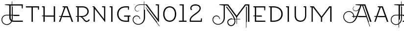 EtharnigNo12 Medium font