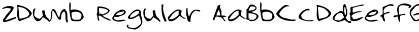 2Dumb font download