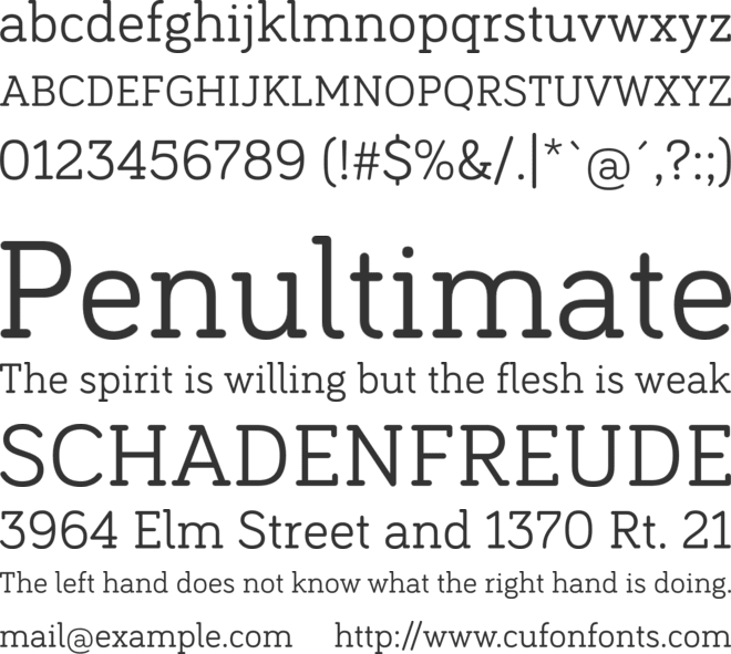 Bariol Serif font preview