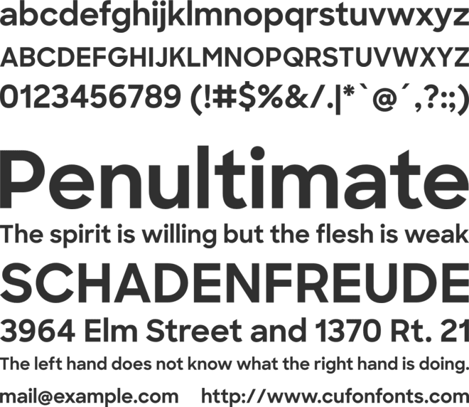 Sharp Sans Font Family font preview