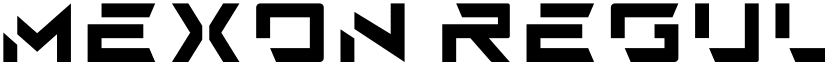 Mexon Regular font