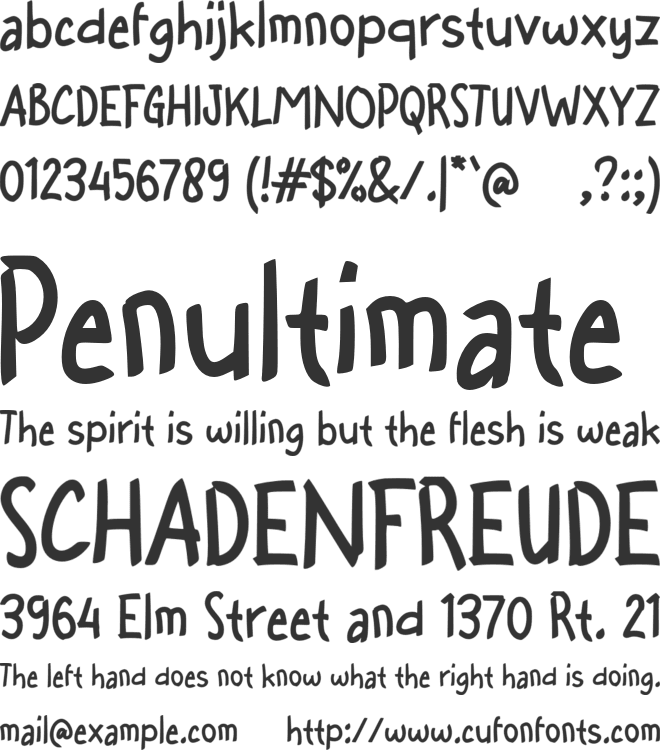 b Bisa Selamat font preview