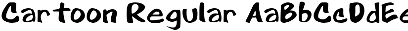 Cartoon Regular font