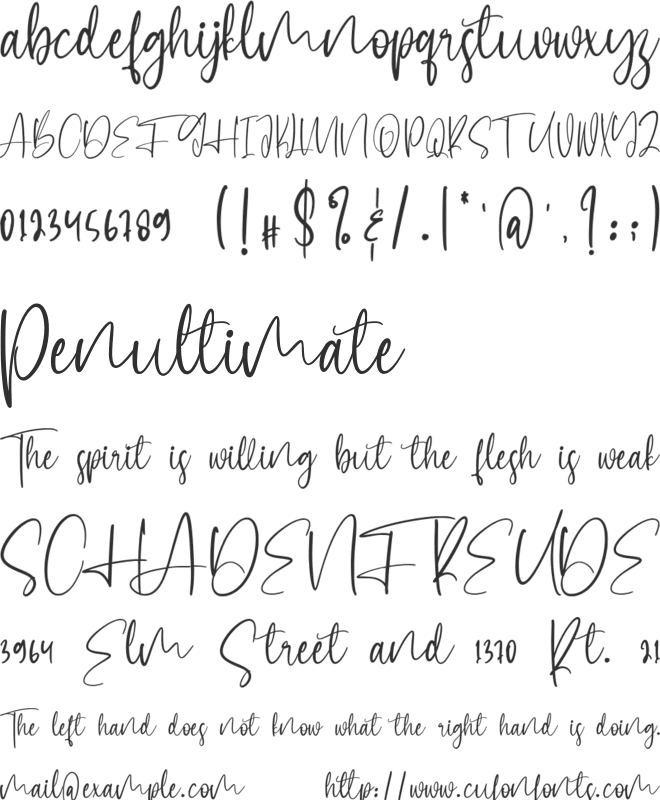 Obsessive font preview