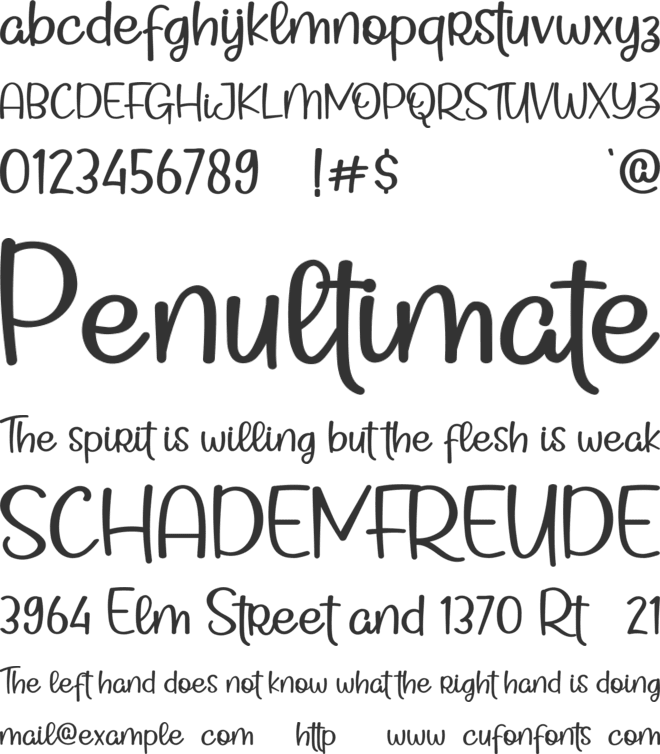 Skate In Atlanta font preview