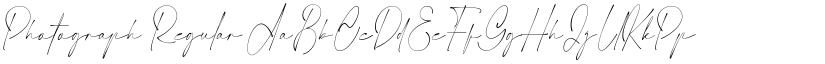 Photograph Regular font