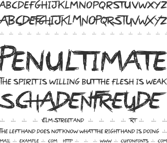 Head Kick Personal Use font preview