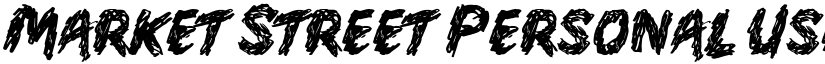 Market Street Personal Use Regular font