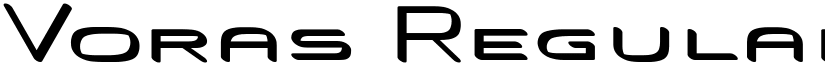 Voras Regular font