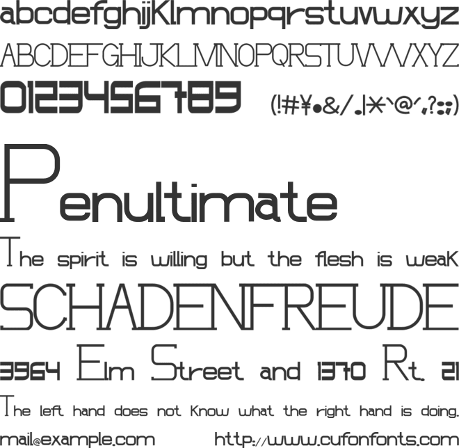 Selehkan font preview