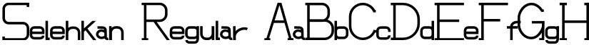Selehkan Regular font