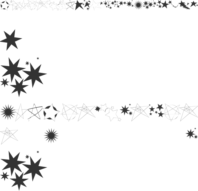 Freaking Stars font preview