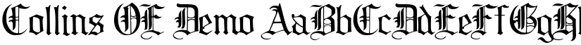 Collins OE Demo font