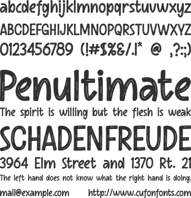 Scratch Boys Textured font preview