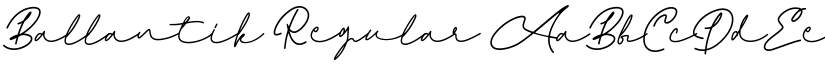 Ballantik Regular font