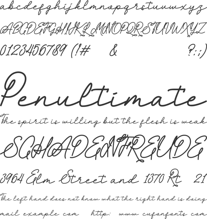 Komsiyochi font preview