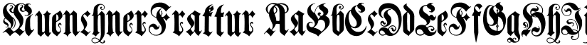 MuenchnerFraktur font