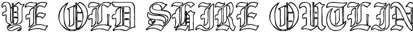 Ye Old Shire Outline font