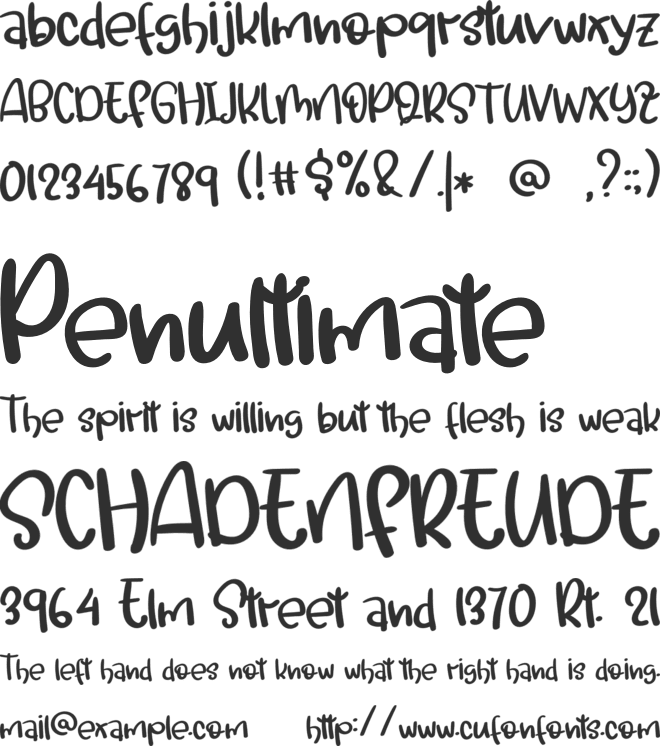 Playground font preview