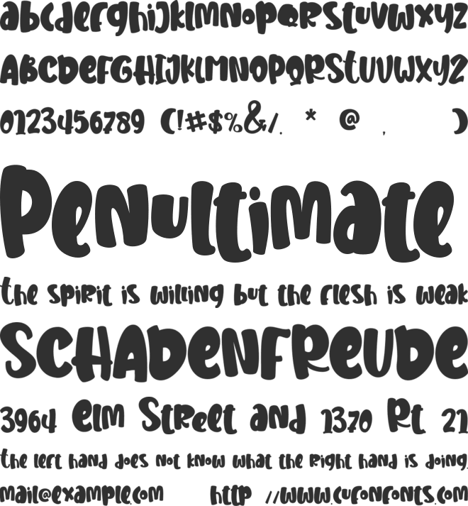 DinoPlay - personal use font preview