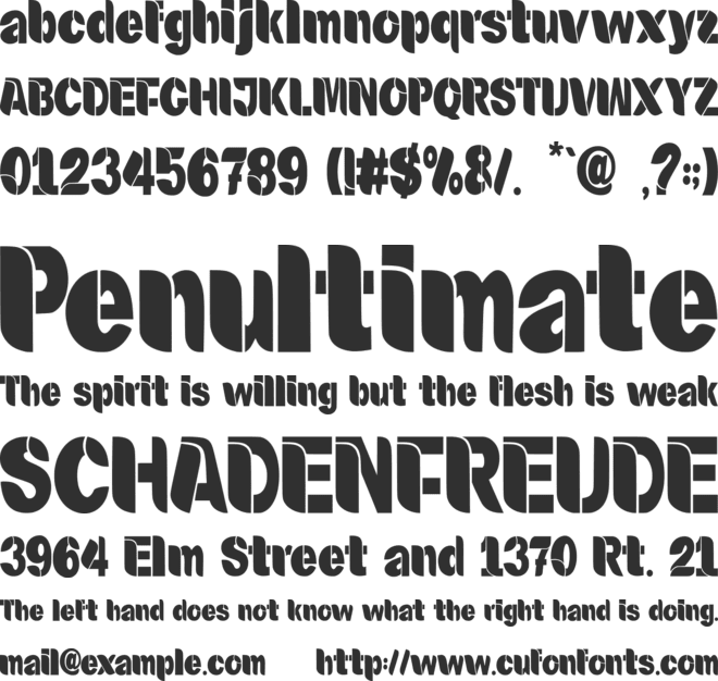 New Asgard - Personal Use font preview
