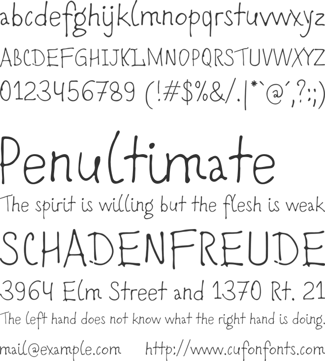 Romochka font preview