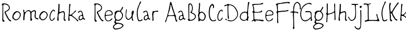 Romochka Regular font