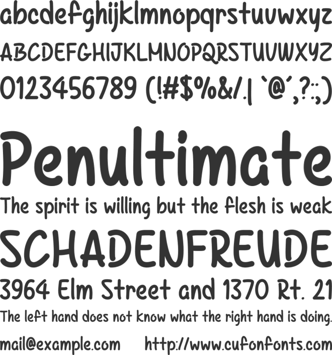 Mf Kazincbarcika font preview
