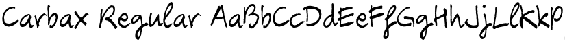 Carbax font download