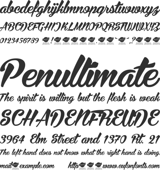 Bira PERSONAL USE ONLY font preview