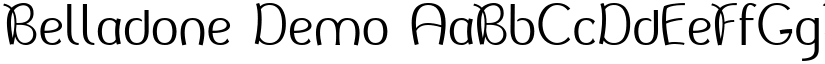Belladone font download