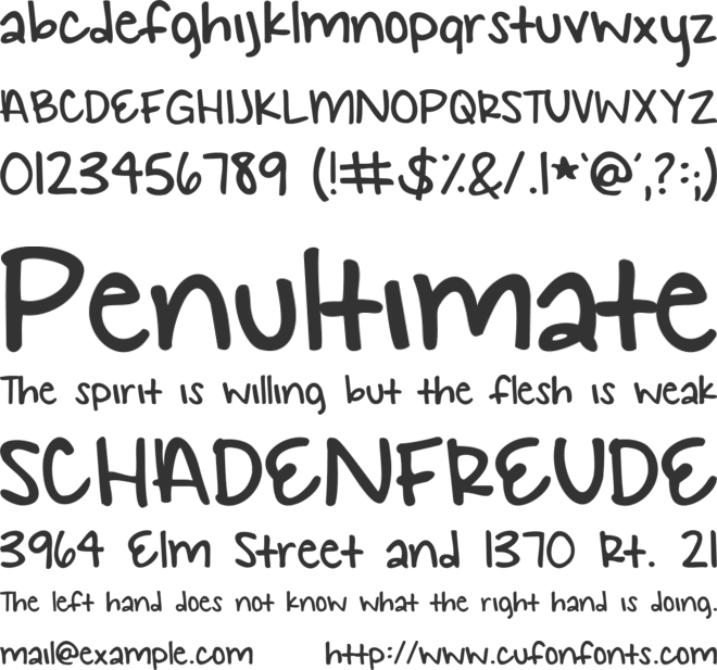 KG Small Town Southern Girl font preview