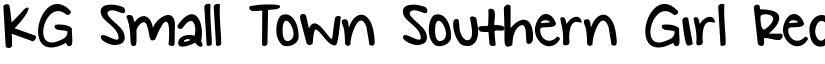 KG Small Town Southern Girl Regular font