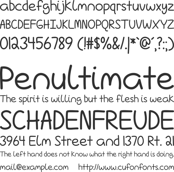Love Is Complicated Again font preview