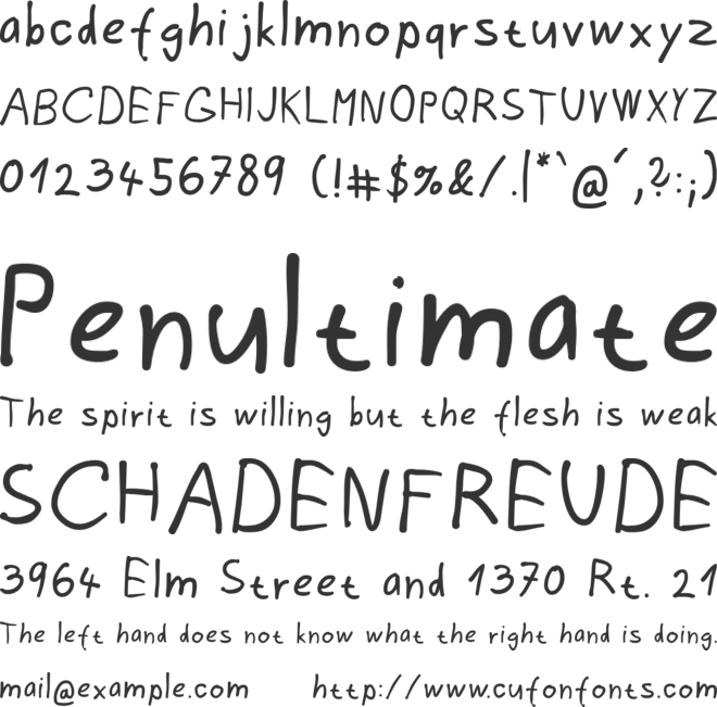 Memoria vestri font preview