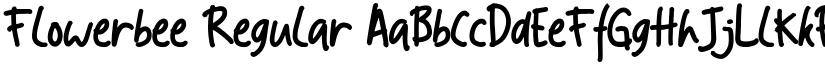 Flowerbee Regular font