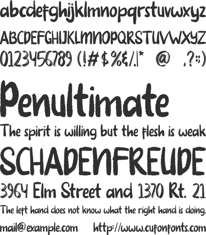 Lighthouse font preview