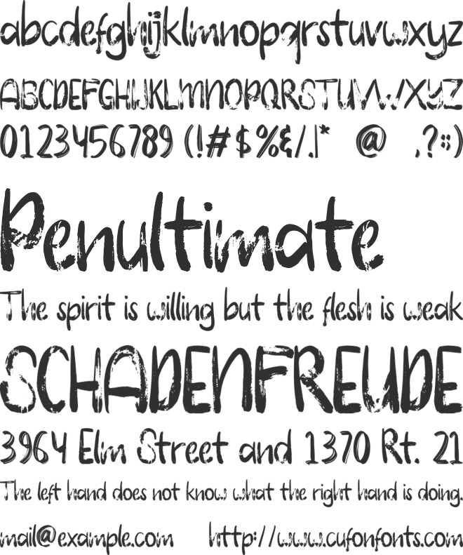 MomDream font preview