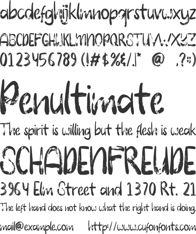 MomDream font preview