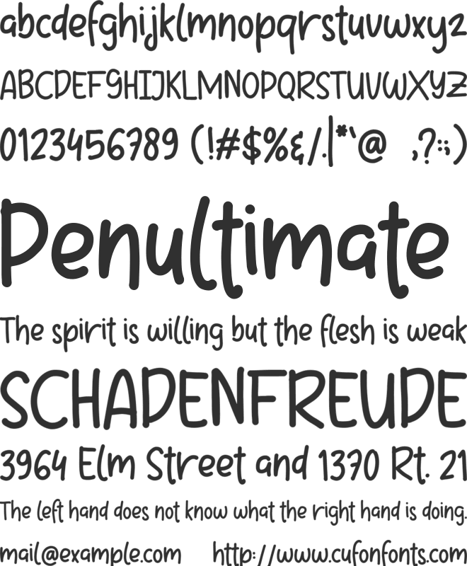 Shine On font preview