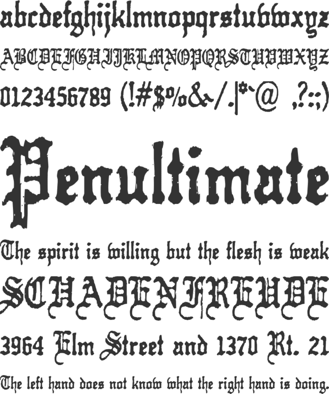 Kraut-type-a-fuck font preview