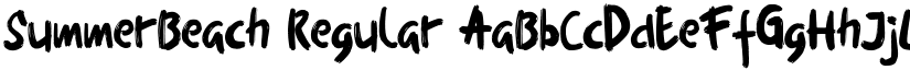 SummerBeach Regular font