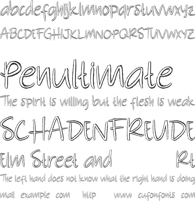 WeddingWishes font preview
