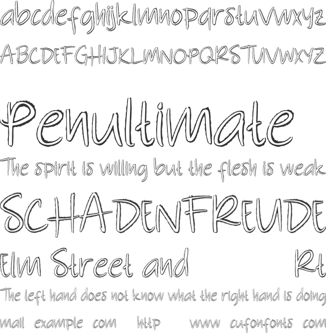 WeddingWishes font preview