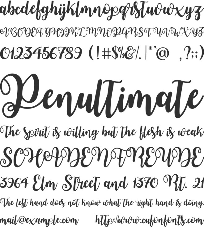 Childrend Toys font preview